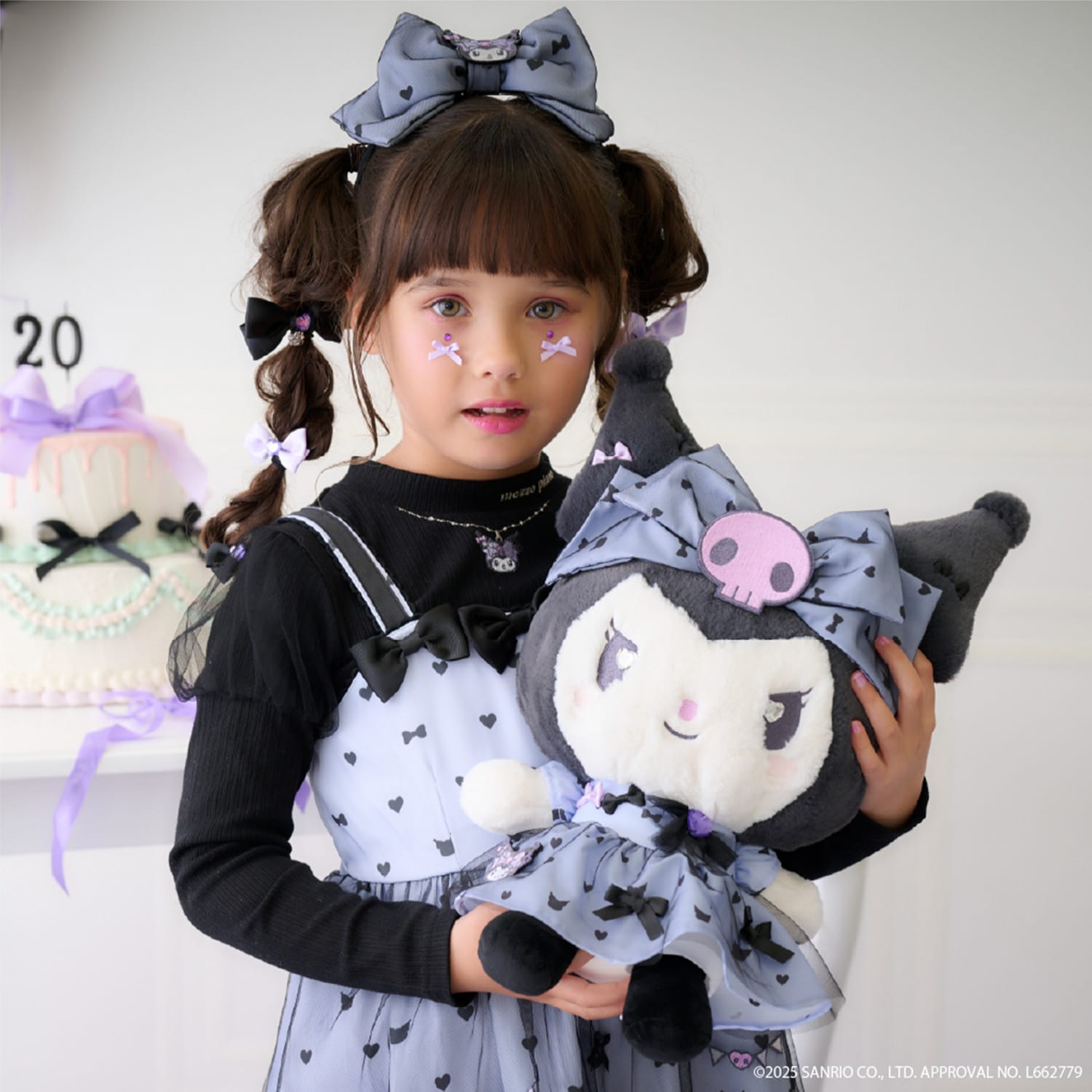 マイメロディ/クロミ】ぬいぐるみ2wayリュック(F ライト ピンク