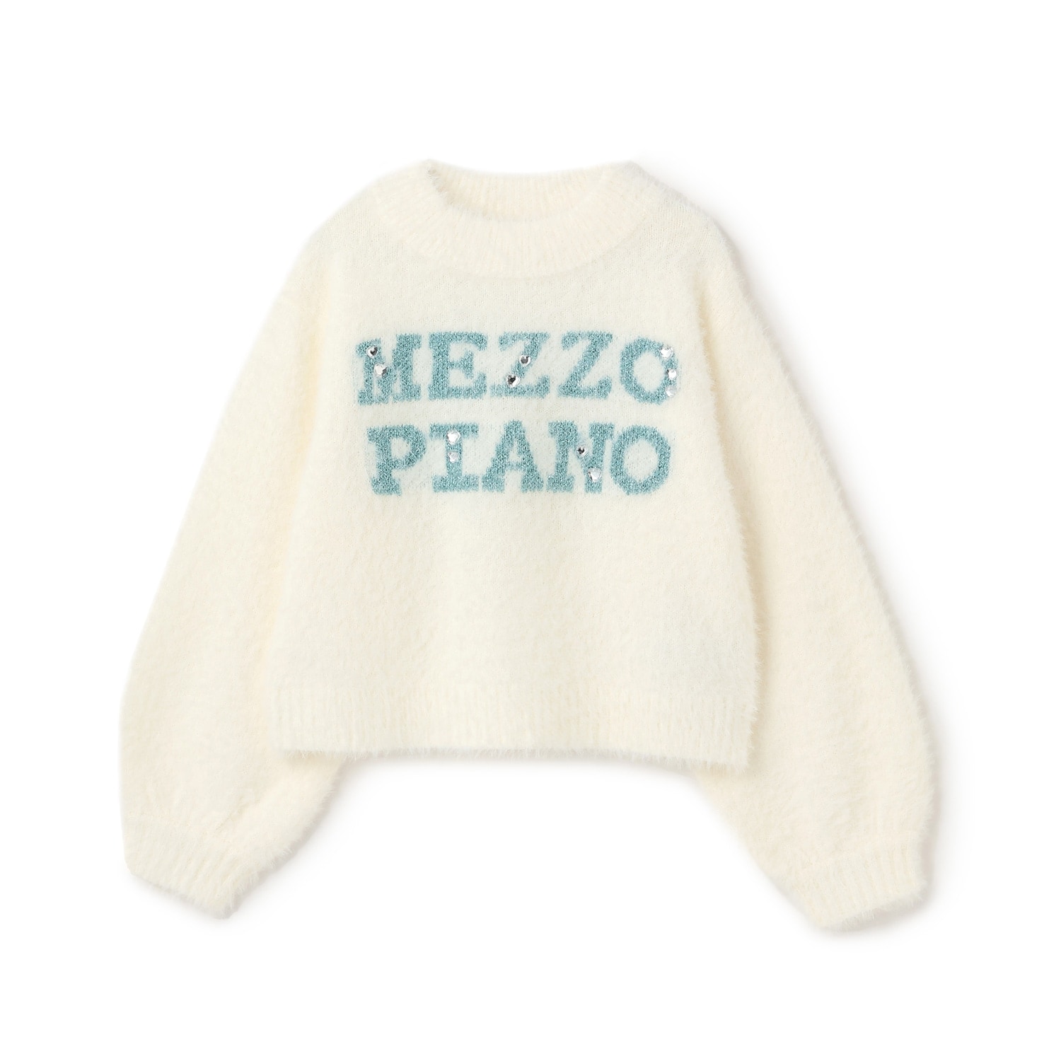 ロゴシャギーニット　プルオーバー