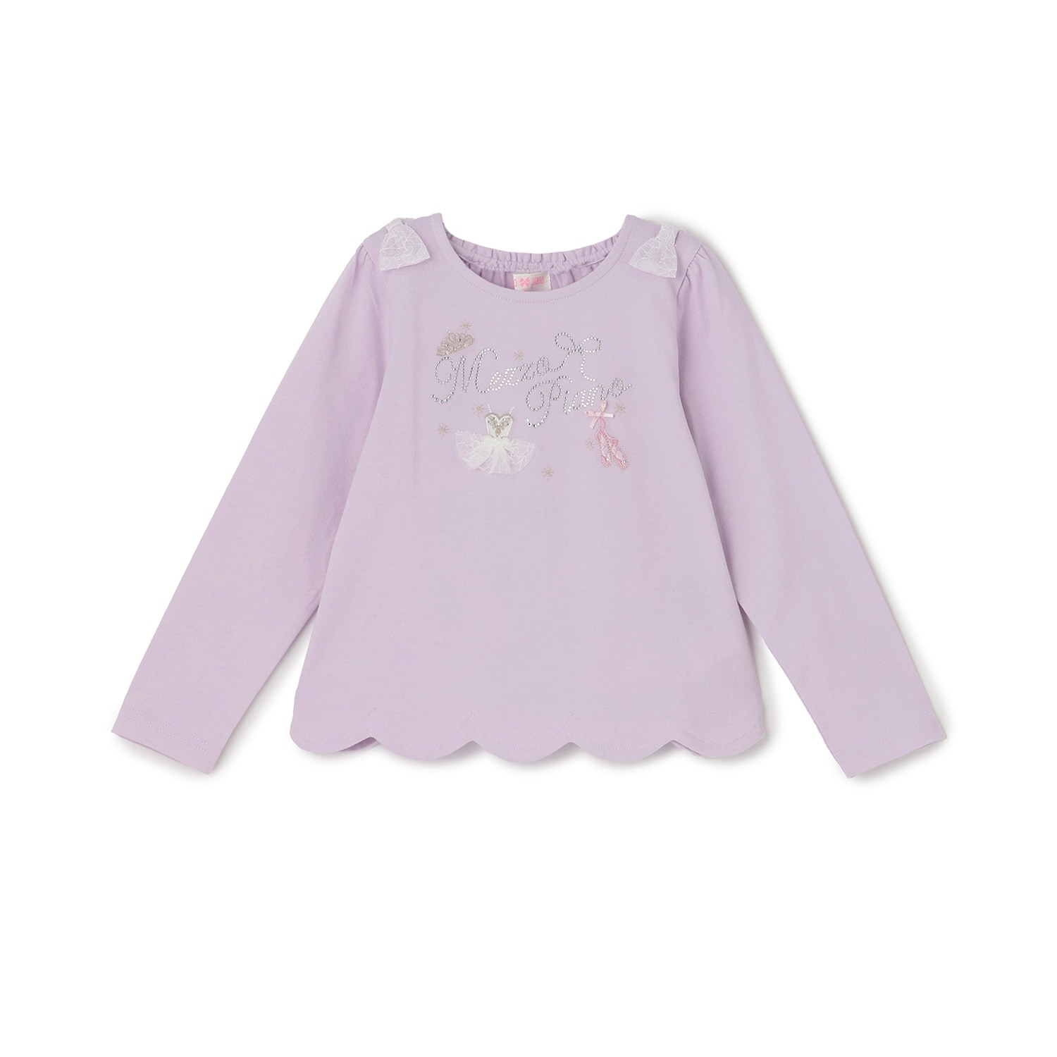 バレリーナロゴ　長袖Tシャツ