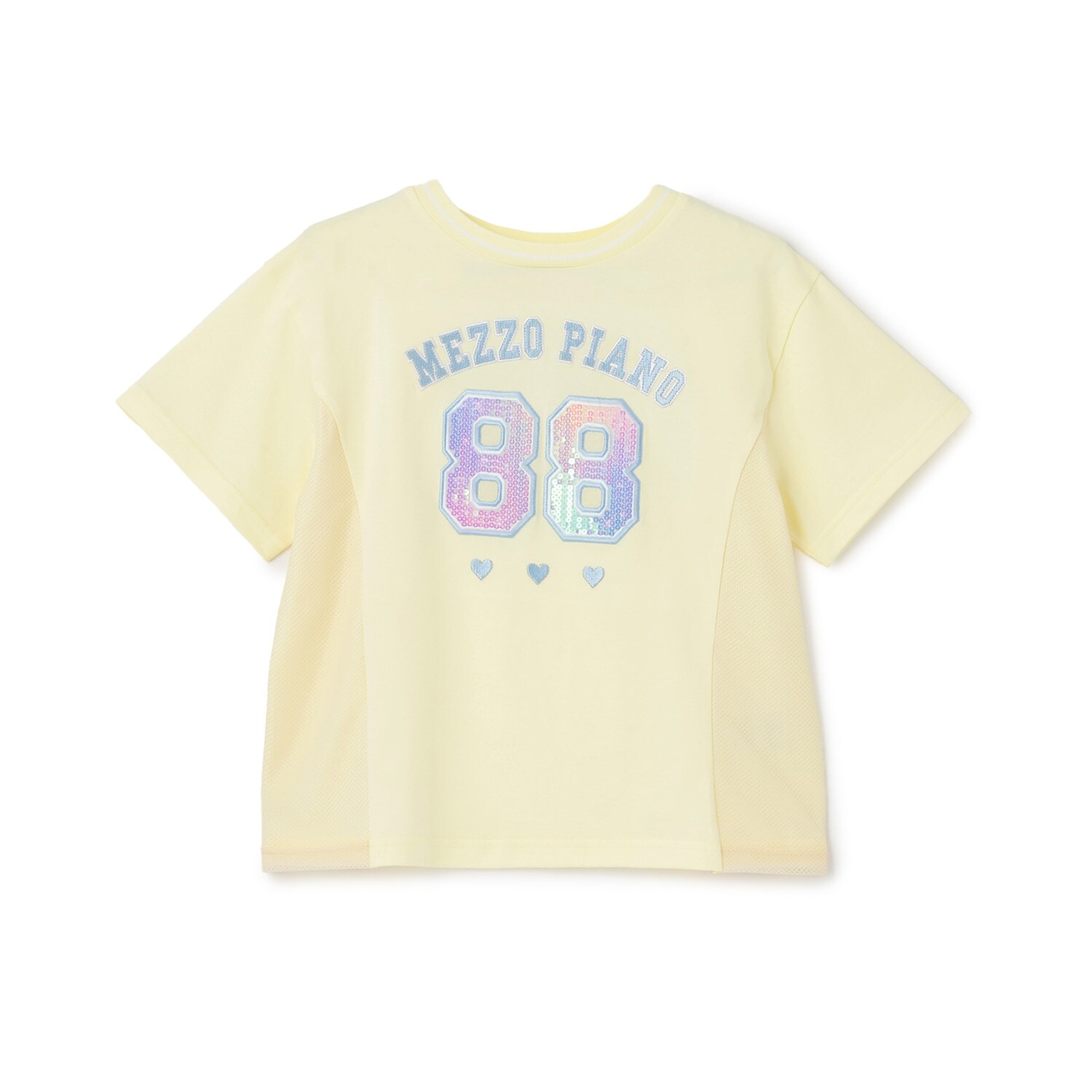 スパンコールナンバリング 半袖Tシャツ