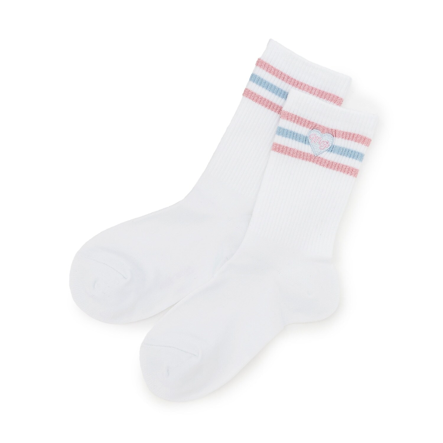 ライン入り　ソックス