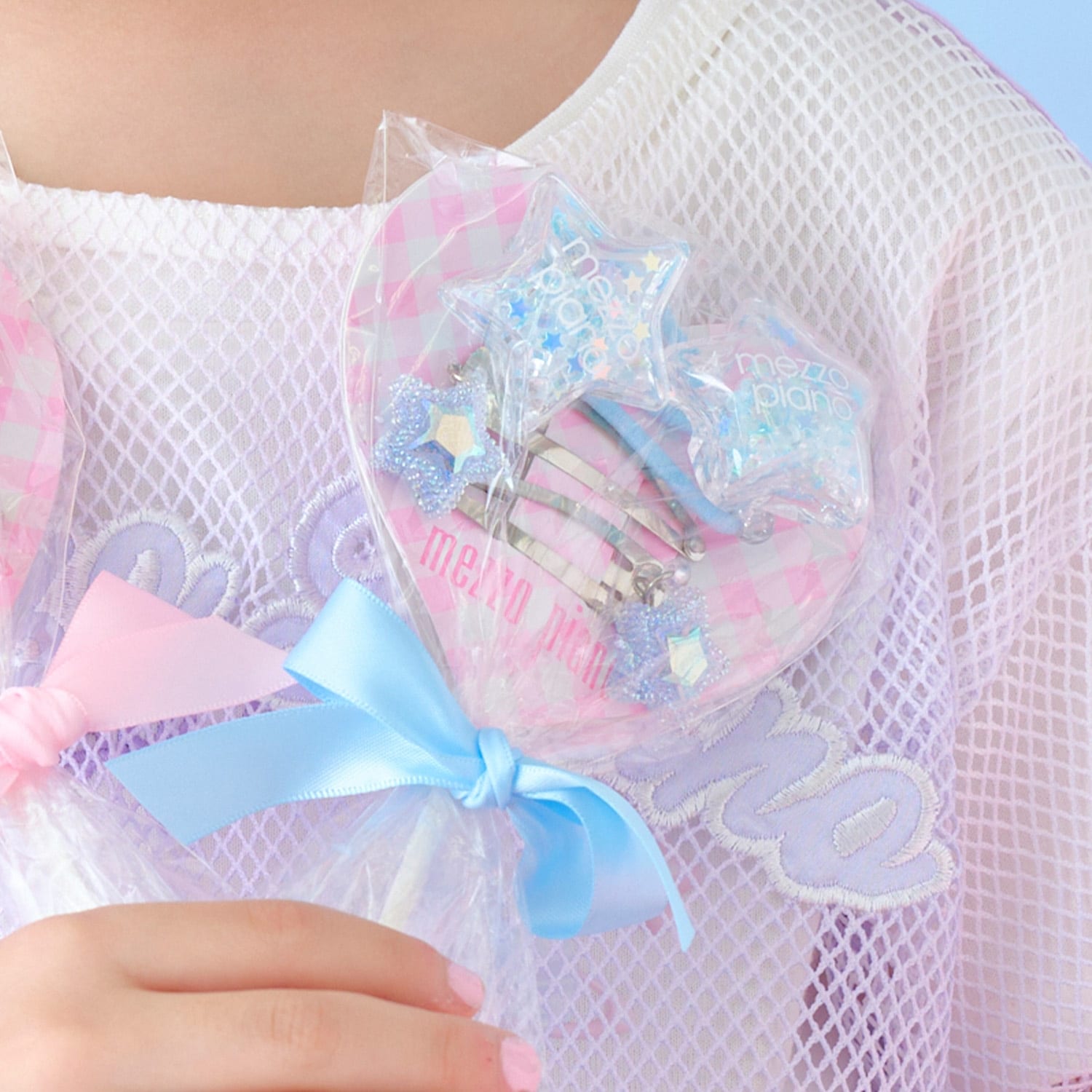 キャンディラッピング　星　ヘアアクセサリーセット