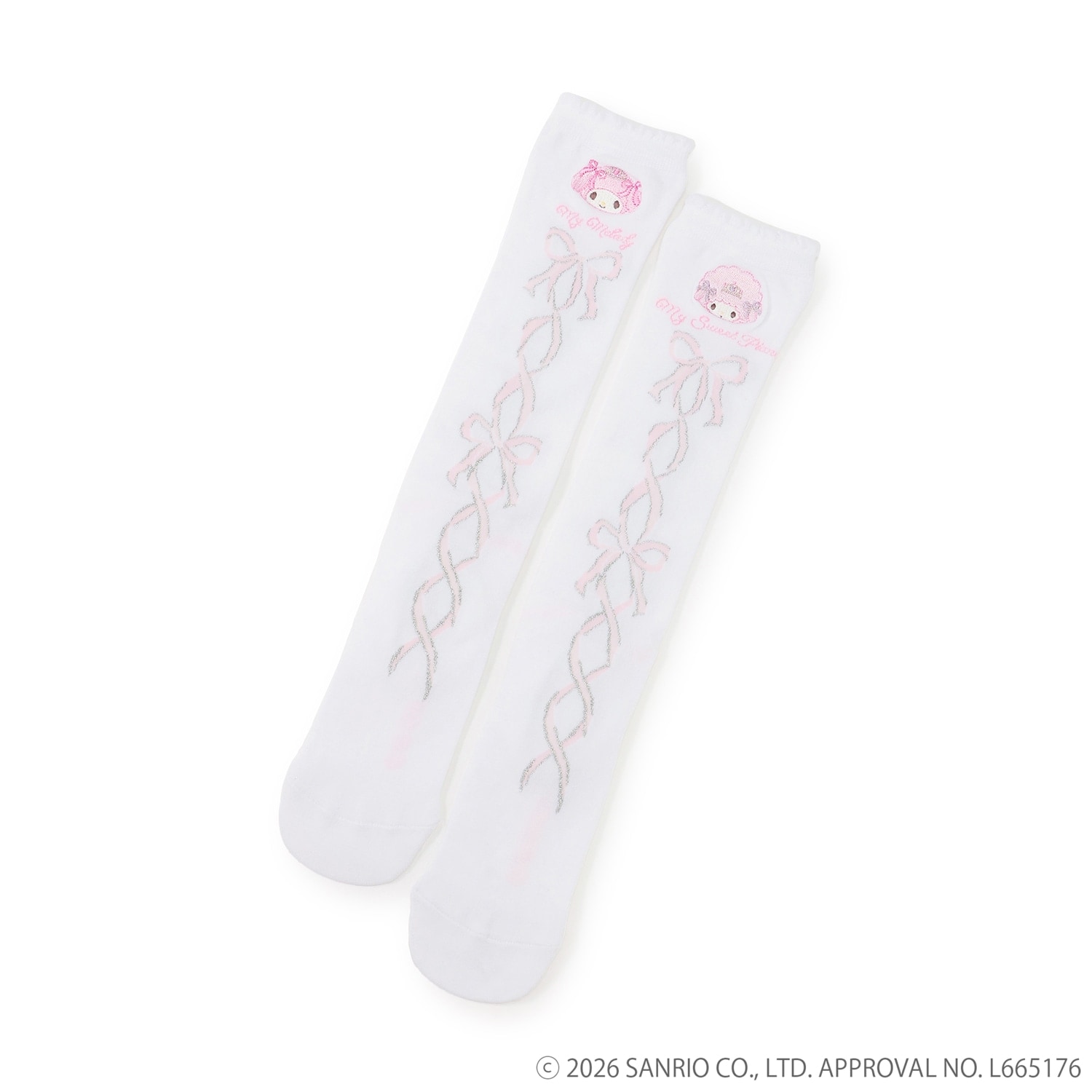 【マイメロディ/マイスウィートピアノ】バレリーナ風ハイソックス