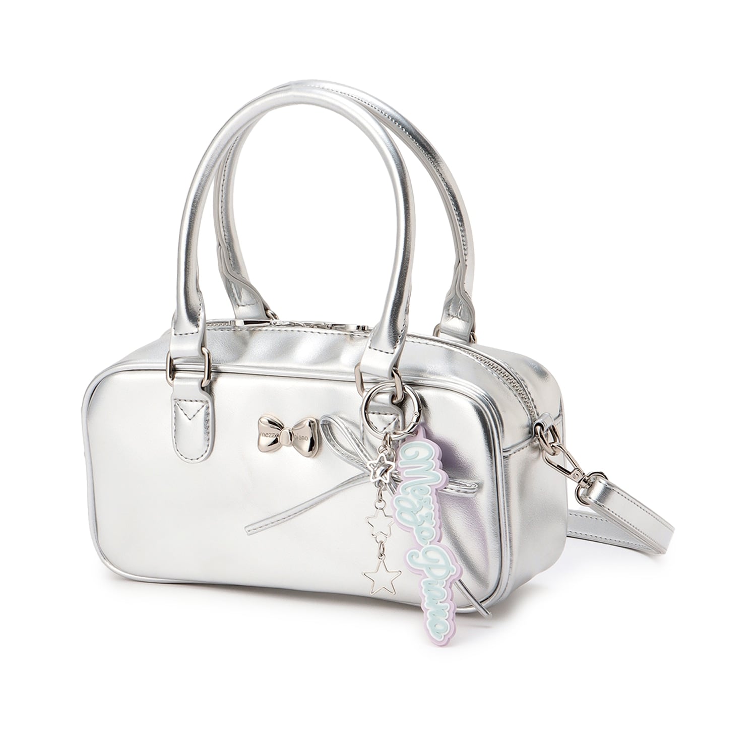 チャーム付　2wayショルダーバッグ