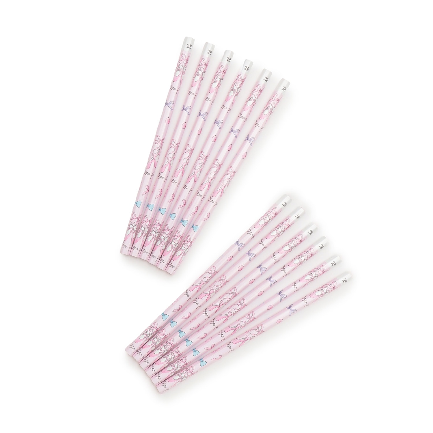 【ステーショナリー】バレエ柄 鉛筆12本セット