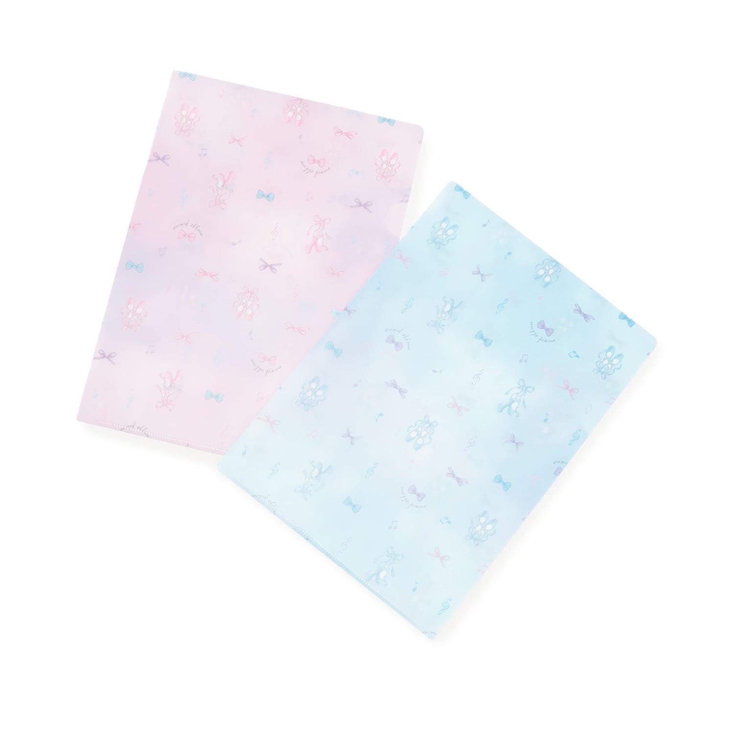 【ステーショナリー】バレエ柄 クリアファイル2枚セット