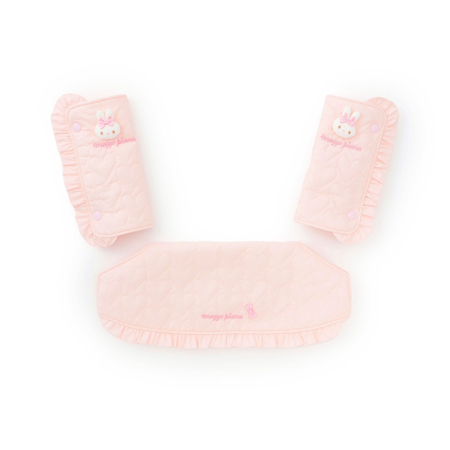 【予約商品】【メゾピアノママ】ウサギマスコット付抱っこ紐カバー