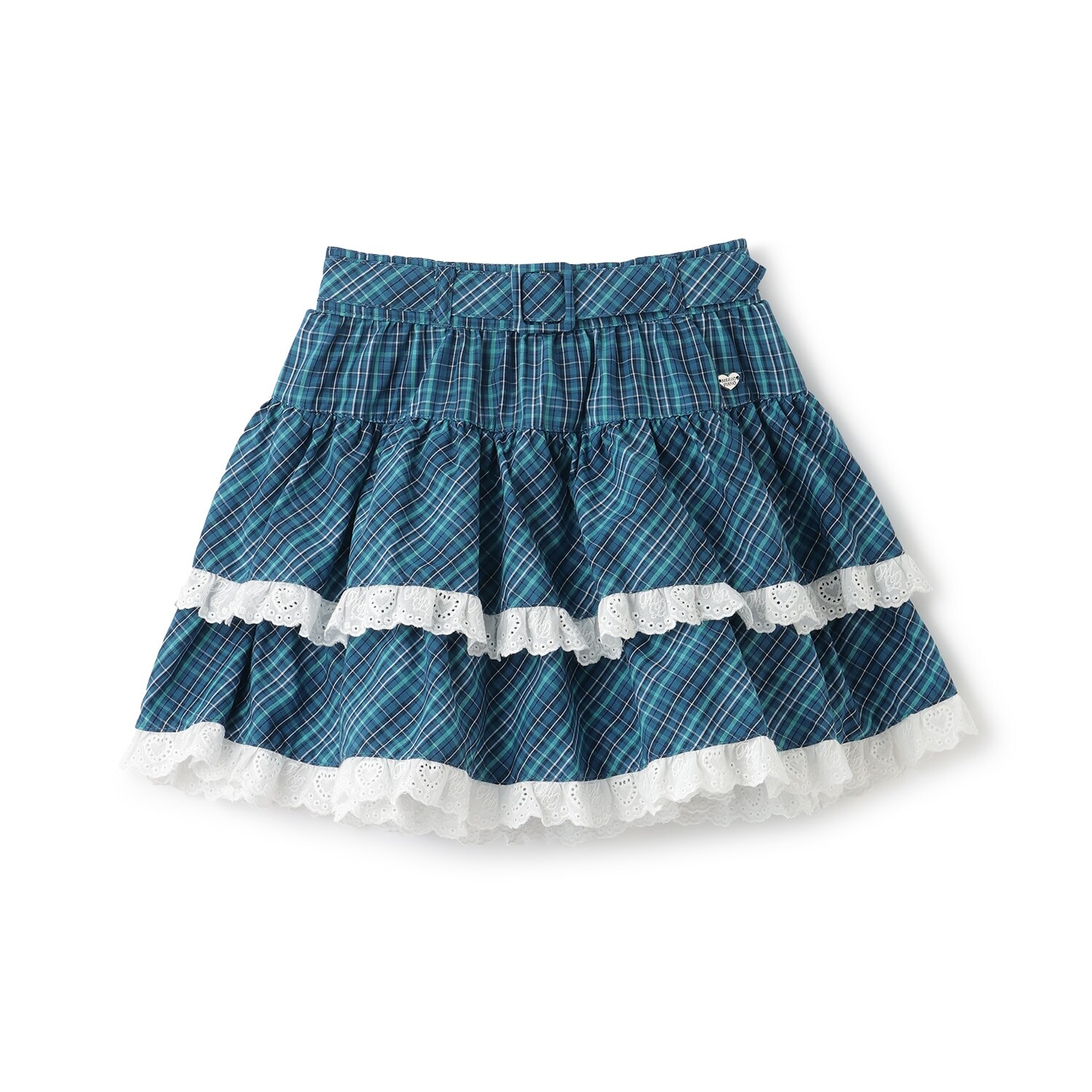 チェックティアード　スカート