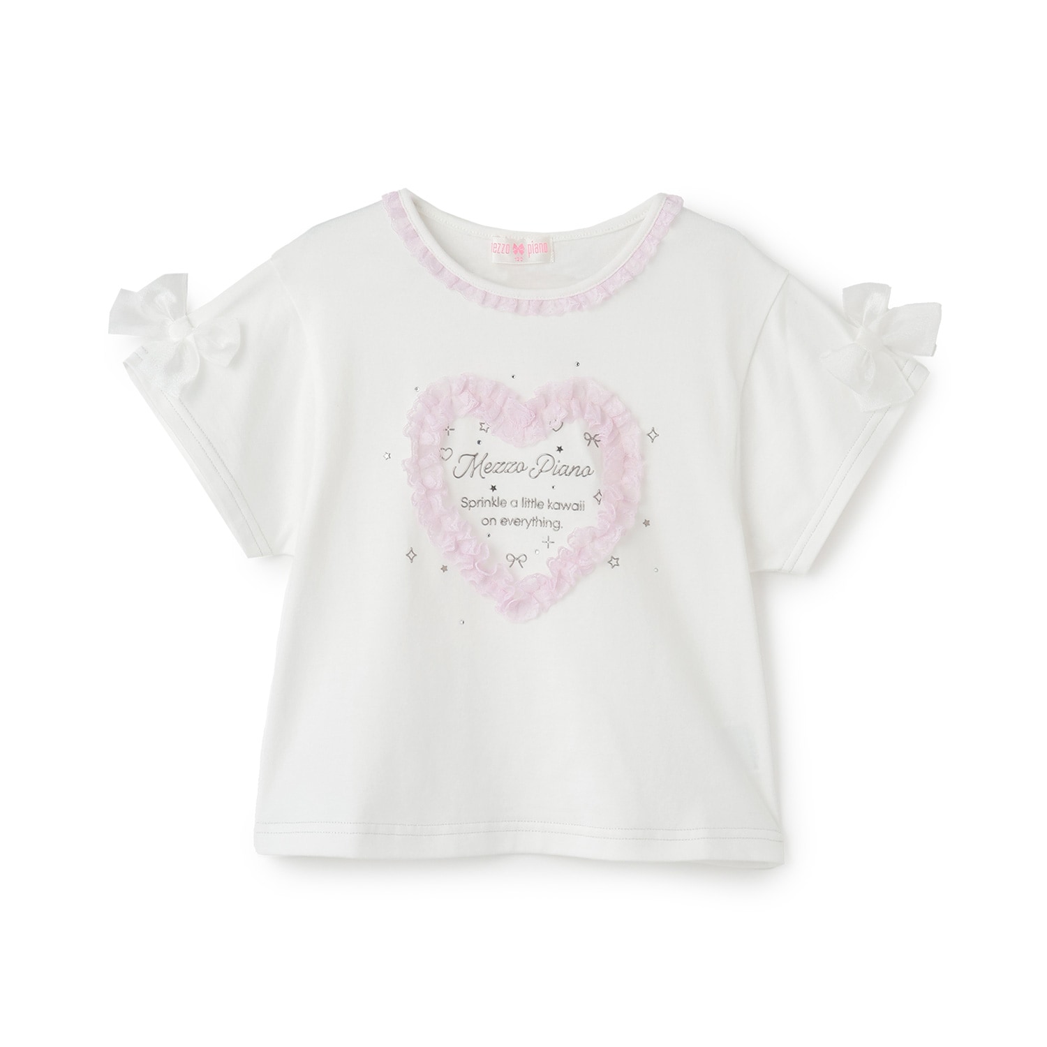 ハートレース　半袖Tシャツ