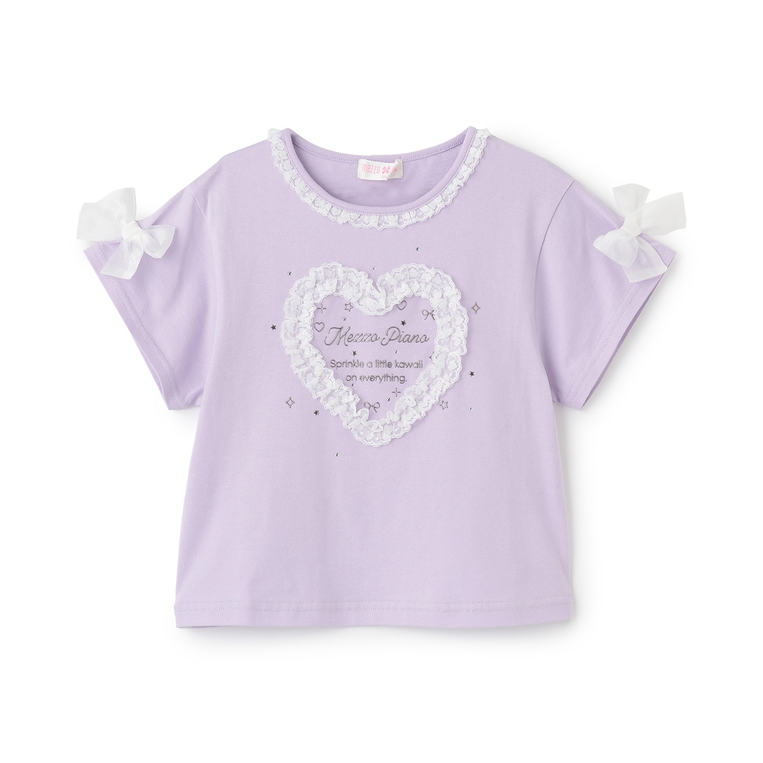 ハートレース　半袖Tシャツ