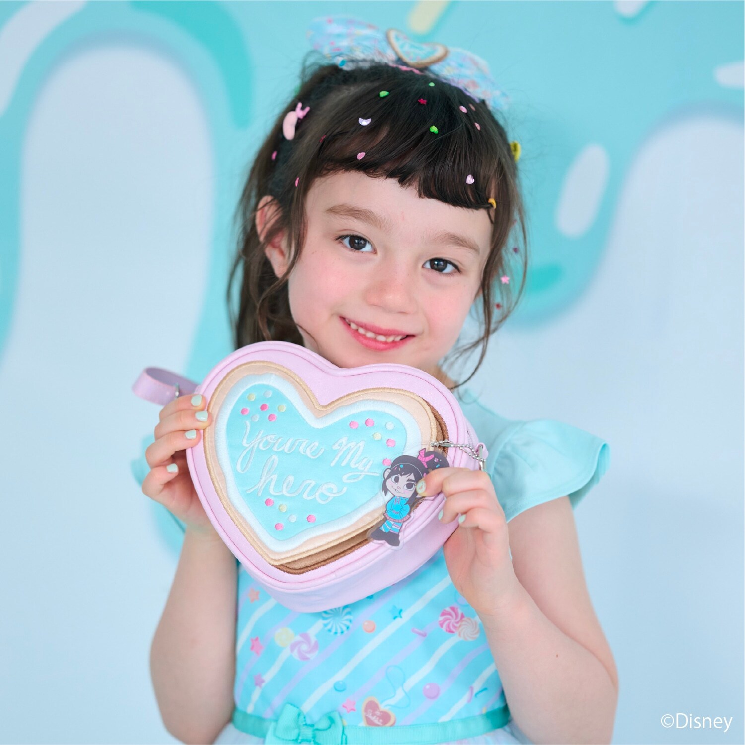 【シュガー・ラッシュ】ハートクッキー　ポシェット