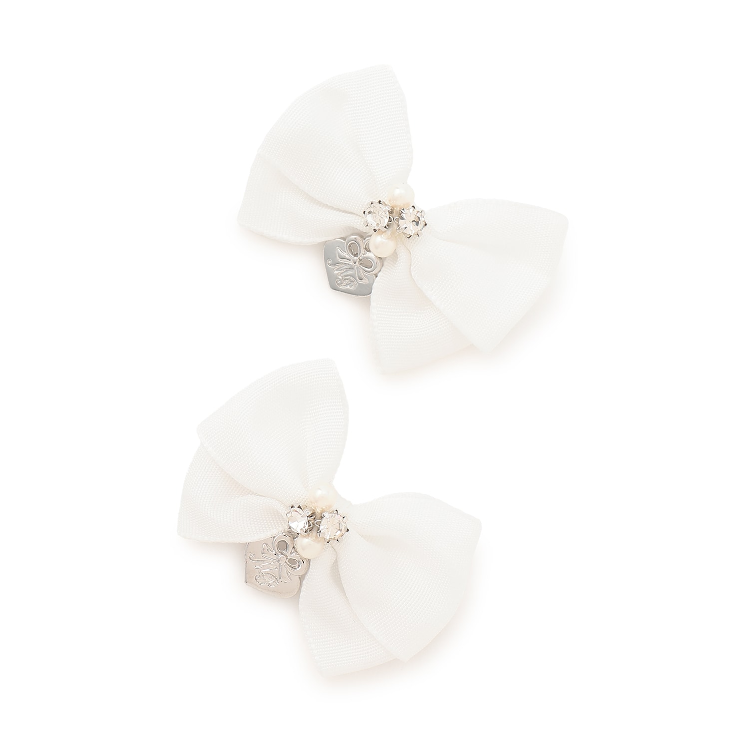 ミニリボン　ヘアクリップ2個セット