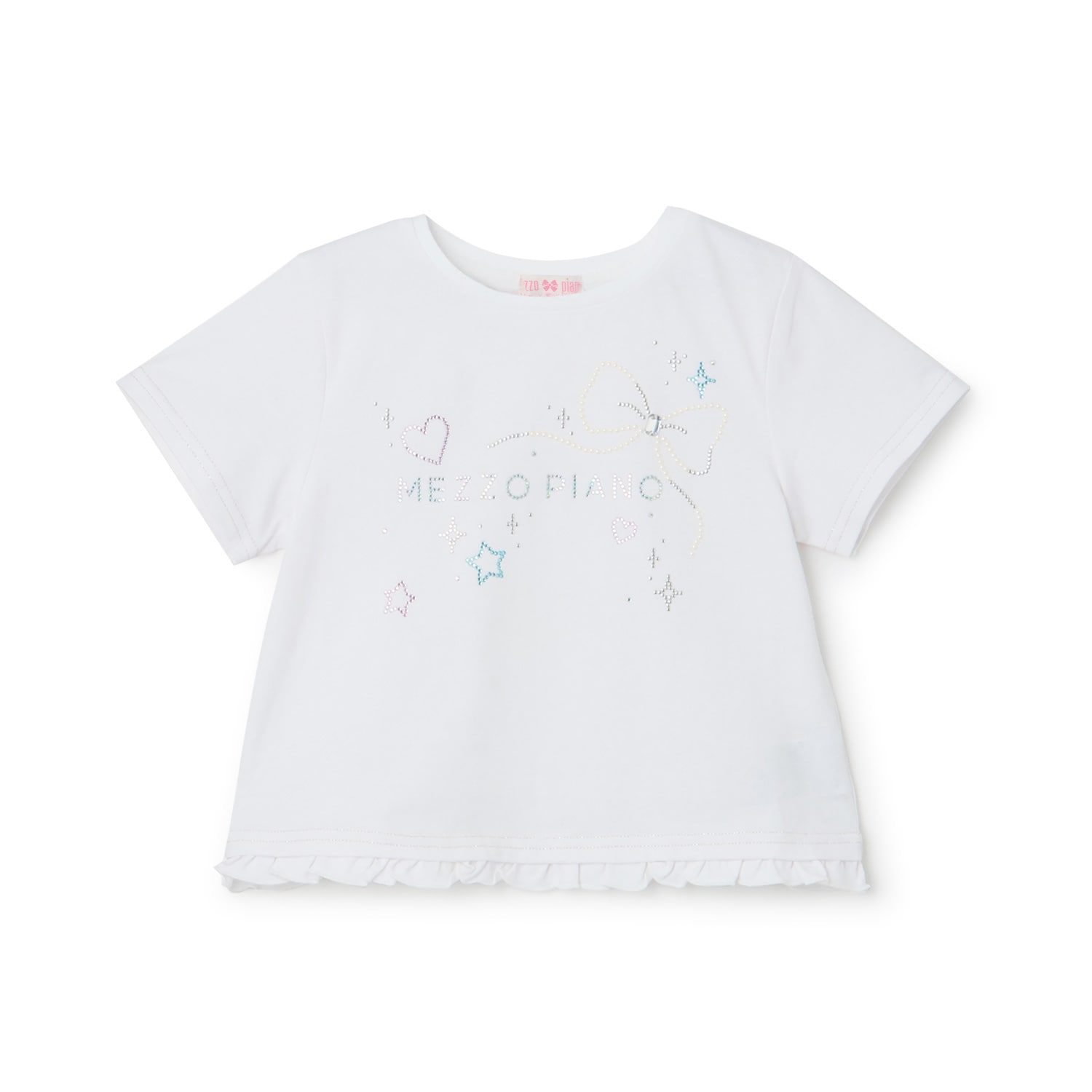 キラキラモチーフロゴ 半袖Tシャツ
