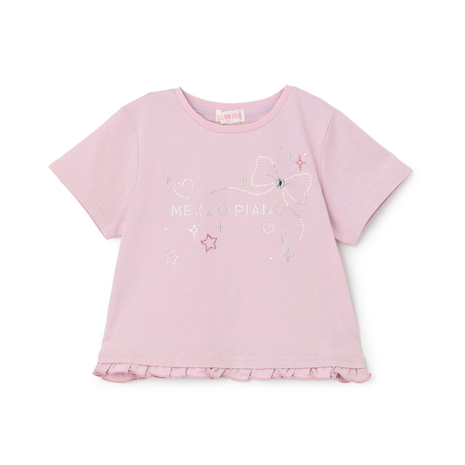 キラキラモチーフロゴ 半袖Tシャツ