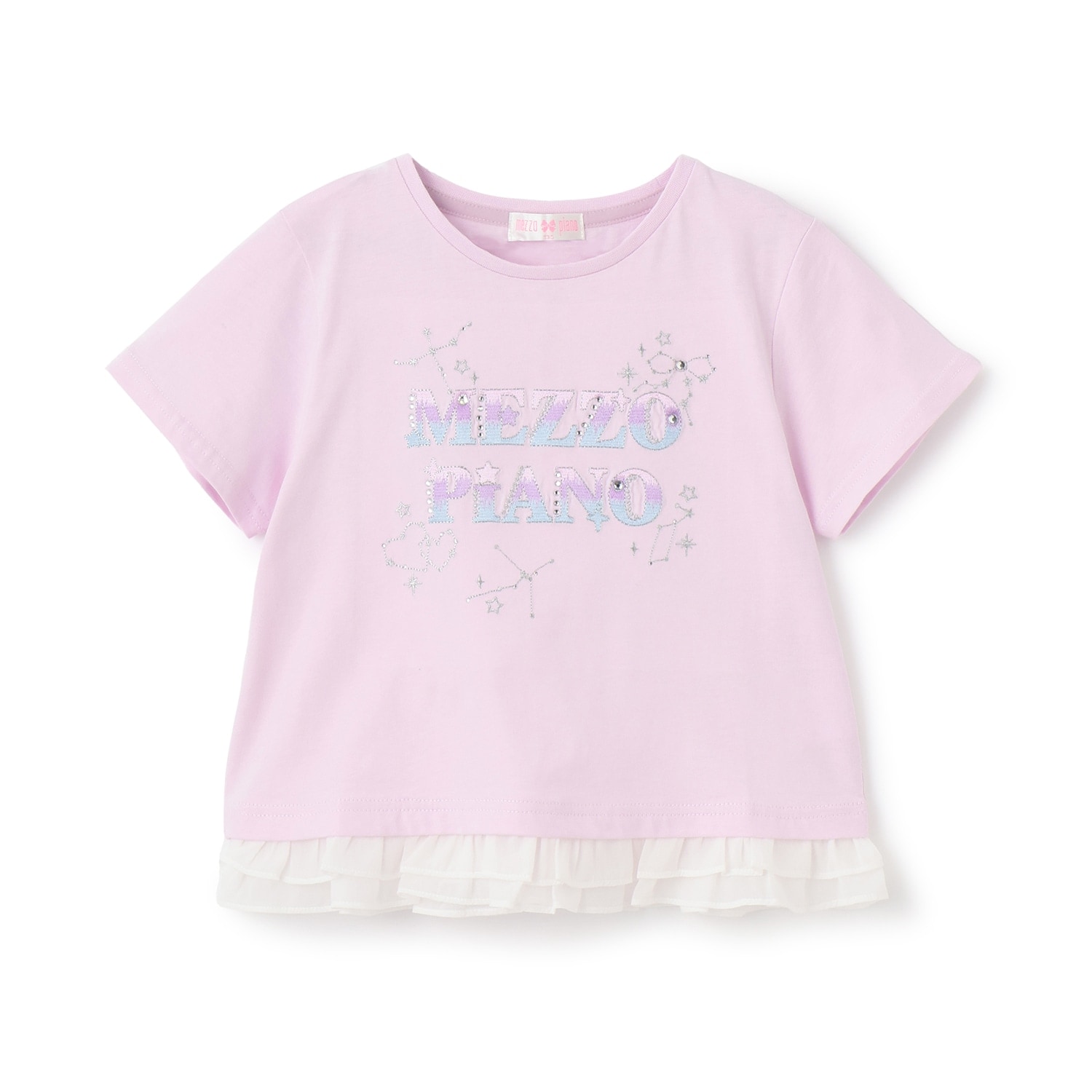 キラキラ星座ロゴ　半袖Tシャツ