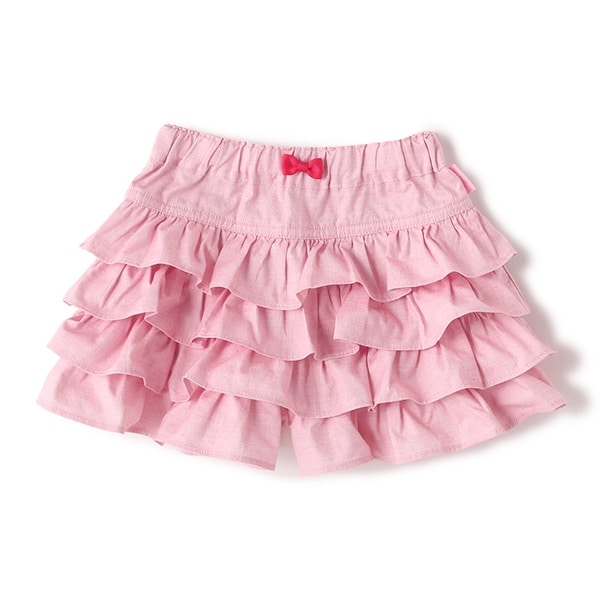 段々フリルショートパンツ