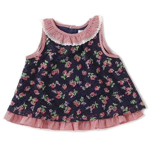 限定製作 メゾピアノ 立体 いちご チュニック ワンピース 80 値引 Www Globaldentalcentre Org