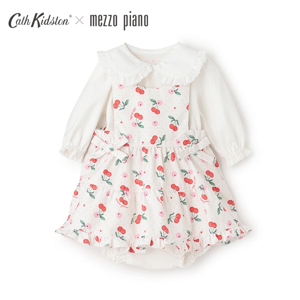 Cath Kidston】エプロンスカート＆ロンパースセット(70cm オフ