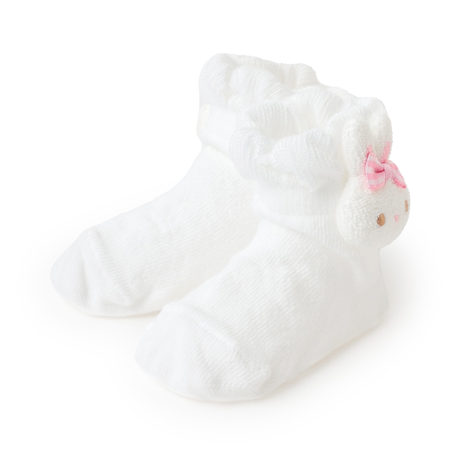 ウサギマスコットつき ソックス