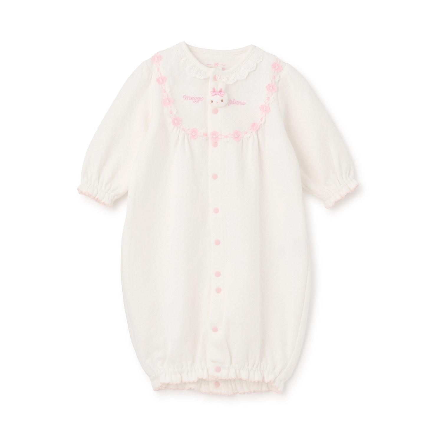 ウサギマスコットつき2wayオール