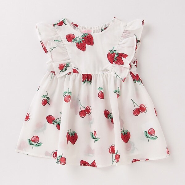 限定製作 メゾピアノ 立体 いちご チュニック ワンピース 80 値引 Www Globaldentalcentre Org