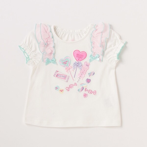 キャンディフリル半袖Tシャツ