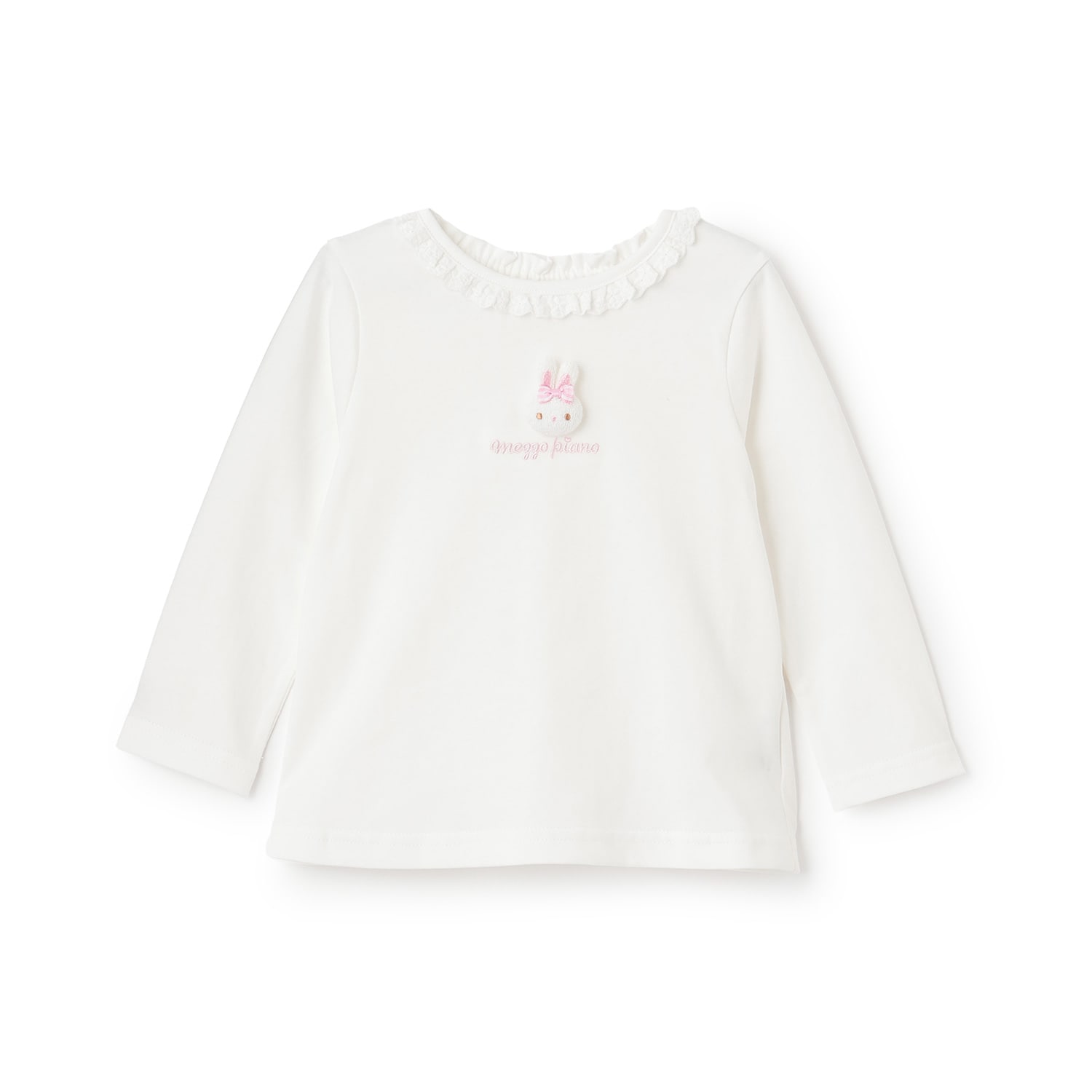 ウサギマスコットつき長袖Tシャツ