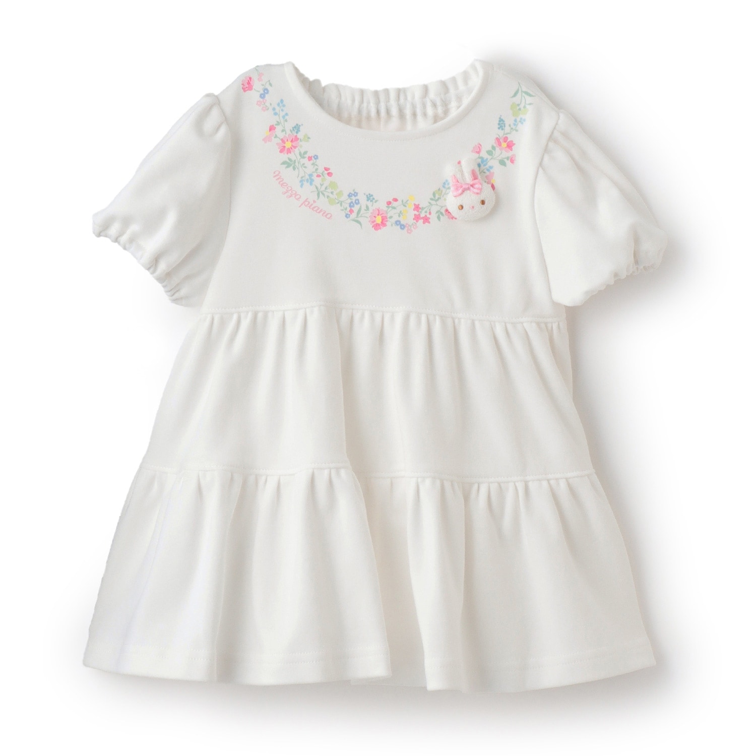 ウサギマスコット付　ティアードチュニック