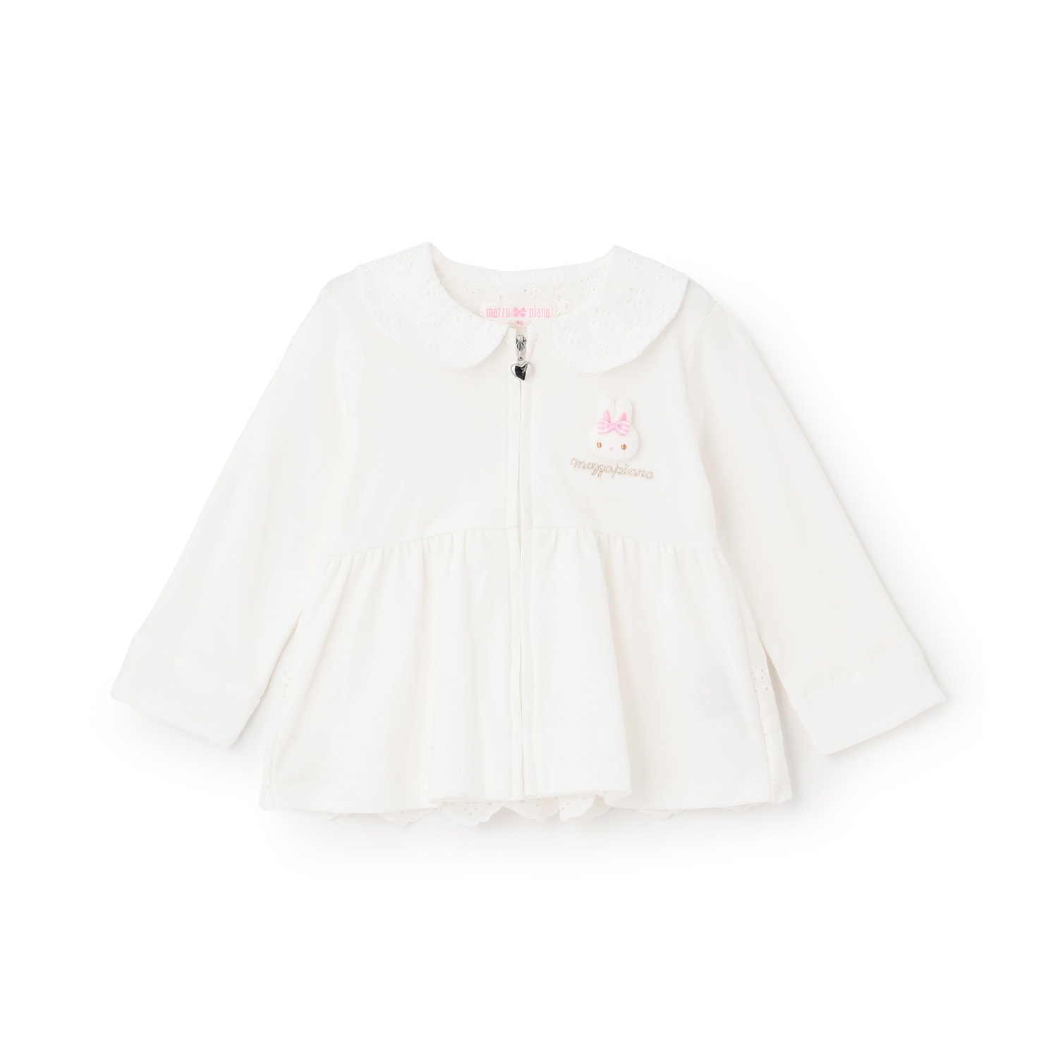 ウサギマスコットつきうさ耳ジップパーカ