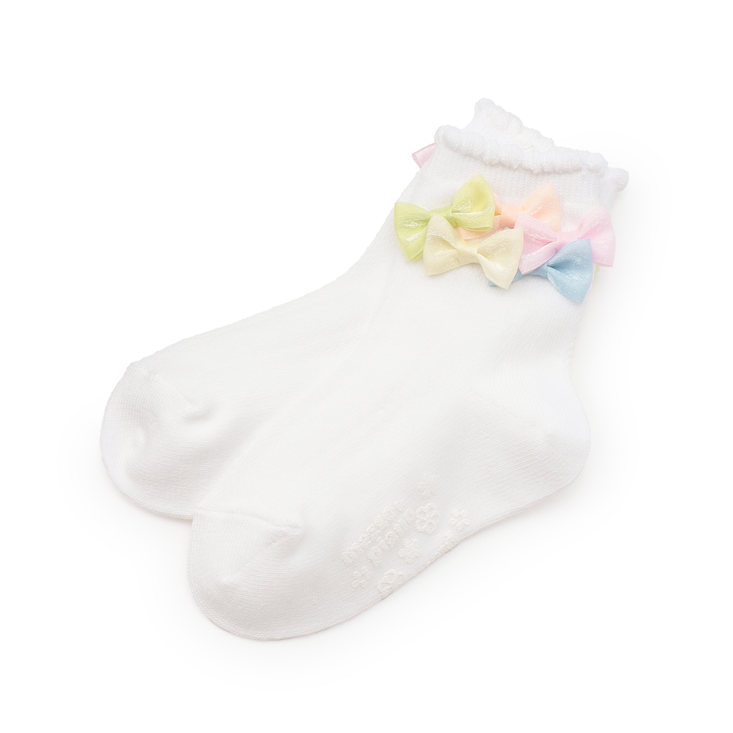 リボンイッパイ　クルーソックス