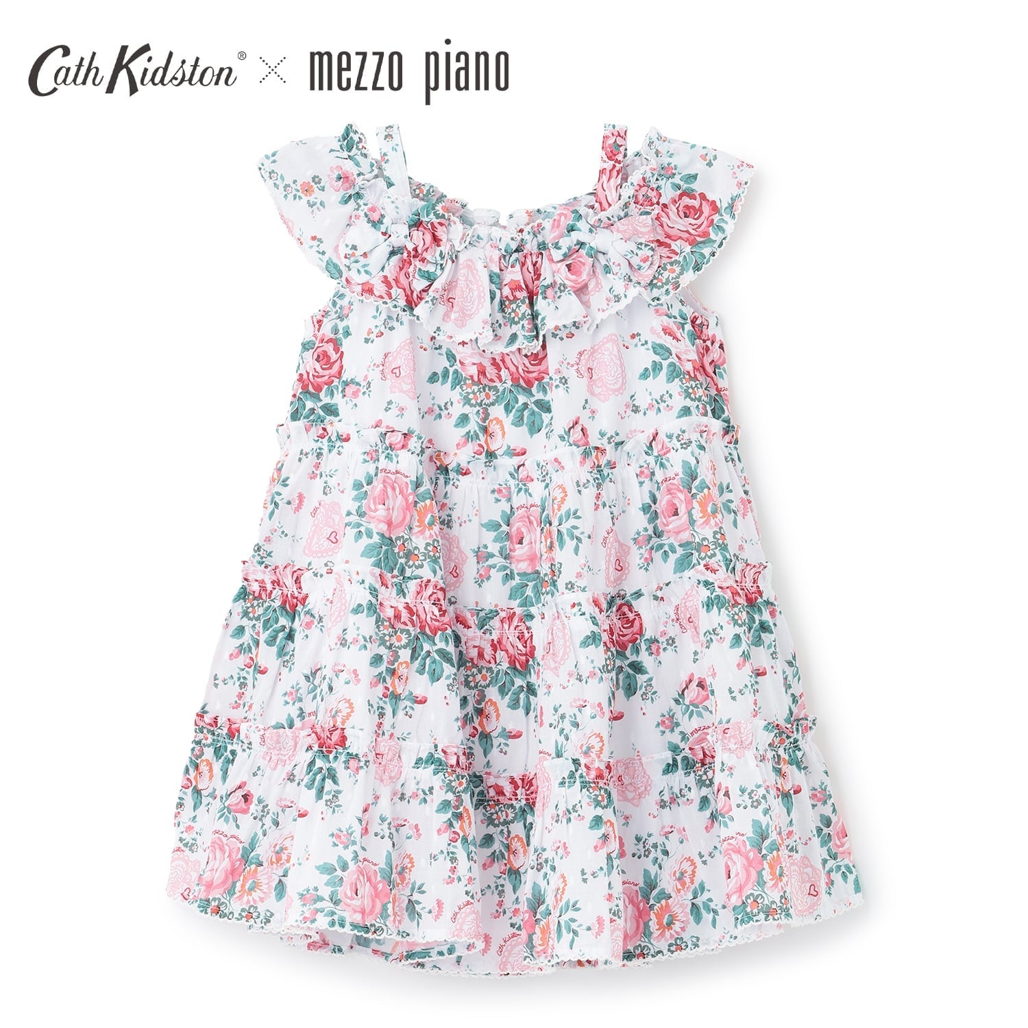 【Cath Kidston】ティアードワンピース
