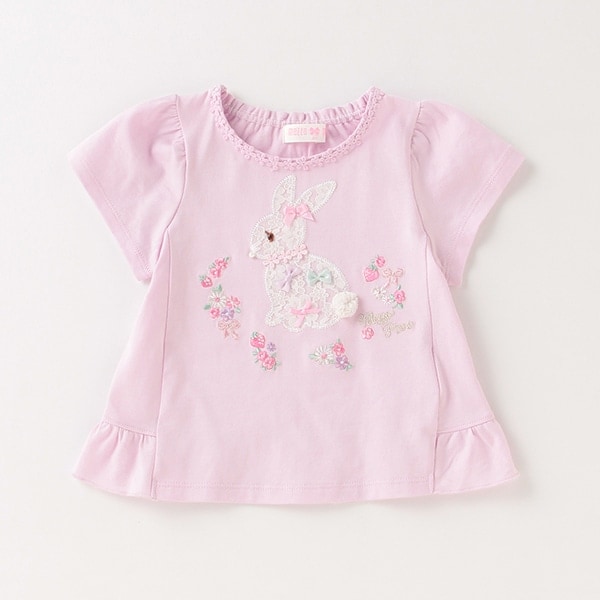 お花レースバニーTシャツ