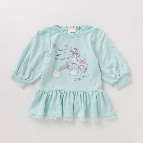 【人気商品再入荷】【直営店で取り扱い無し】 7分袖ユニコーンTシャツ