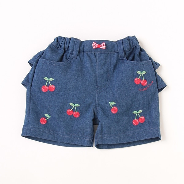 メゾピアノ　135 ショートパンツ ＆Tシャツセット　みみぽぽ、ベリエ、みっぷる メゾ ピアノより、公式キャラクター ミミ・ポポのグッズ第2弾が