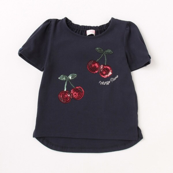 【人気商品再入荷】【直営店で取り扱い無し】スパンコールチェリーTシャツ