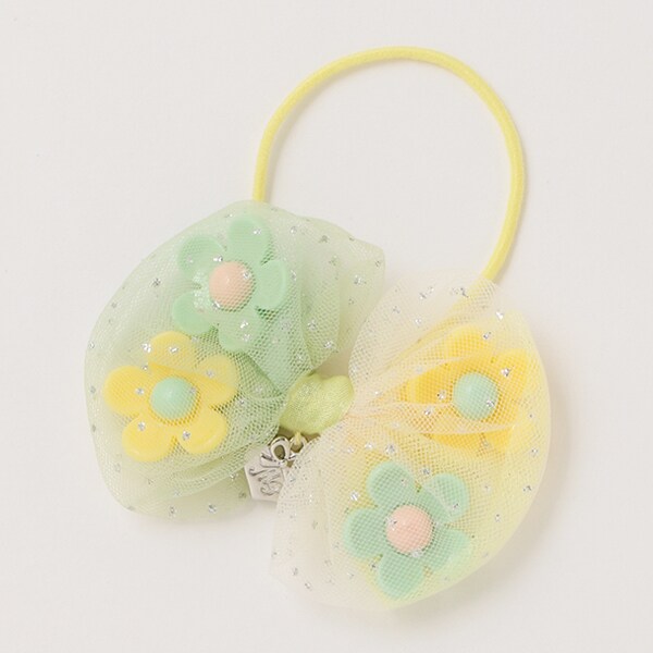 【販路限定商品】プックリリボン花　ヘアポニー