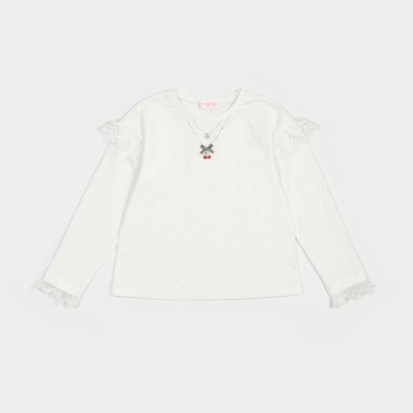 【人気商品再入荷】【直営店で取り扱い無し】チェリーネックレス長袖Ｔシャツ