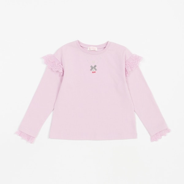 【人気商品再入荷】【直営店で取り扱い無し】チェリーネックレス長袖Ｔシャツ