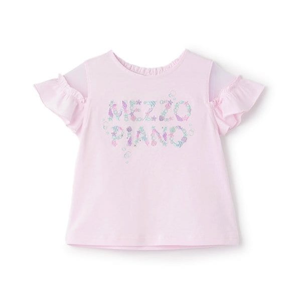 【人気商品再入荷】【直営店で取り扱い無し】海モチーフロゴ刺しゅう　半袖Tシャツ