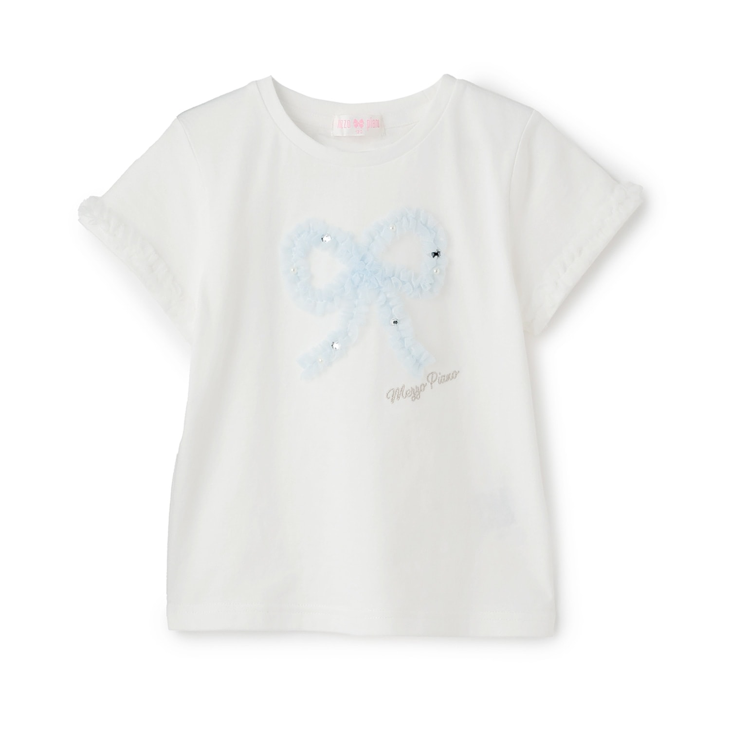 【人気商品再入荷】【直営店で取り扱い無し】フリルリボン　半袖Tシャツ