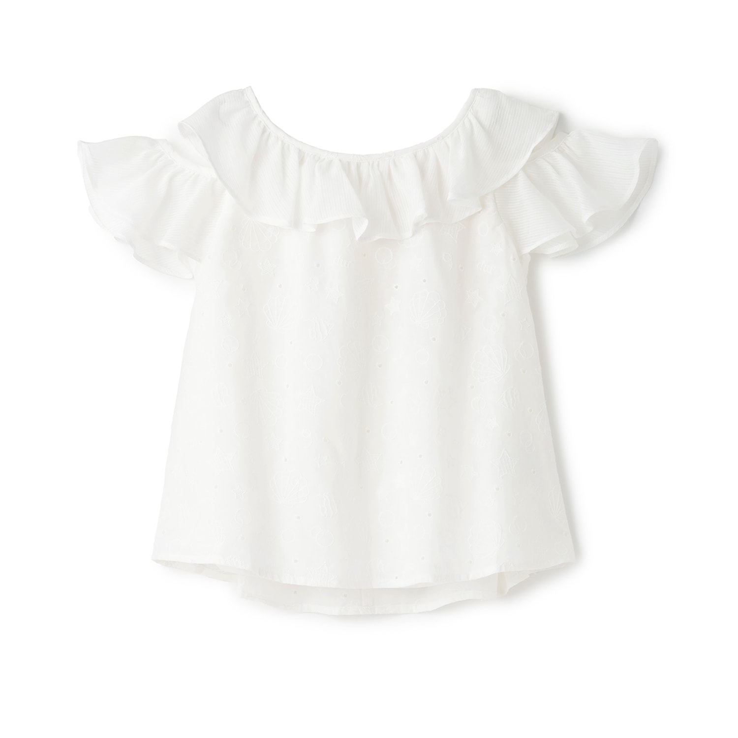 ☆彡シェル柄レースチュニック