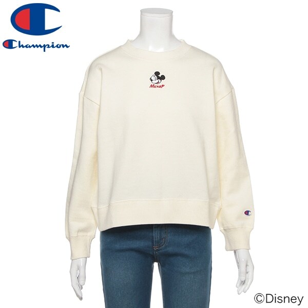 【DISNEY】【Champion】 裏毛 ロゴトレーナー