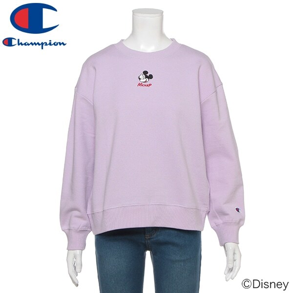 【DISNEY】【Champion】 裏毛 ロゴトレーナー