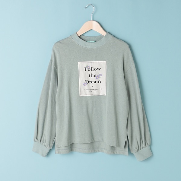 Follow the dreamボックスプリントTシャツ