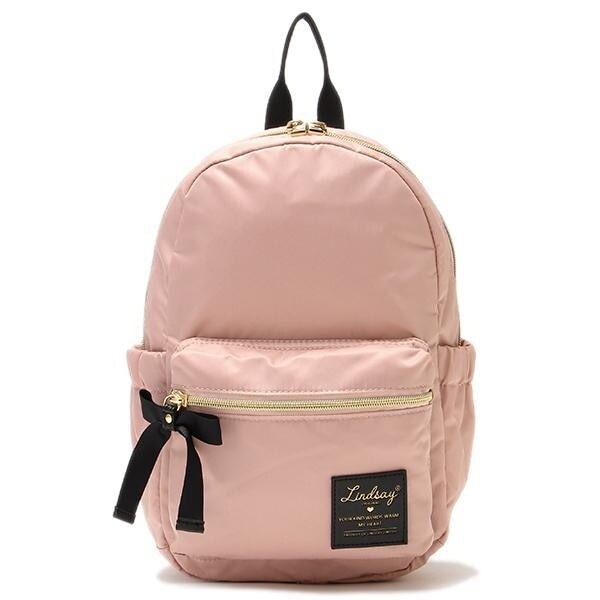 Narumiya Online ナルミヤ オンラインの公式通販サイトリボンチャームつきナイロンミニリュック F 黒 ジュニア