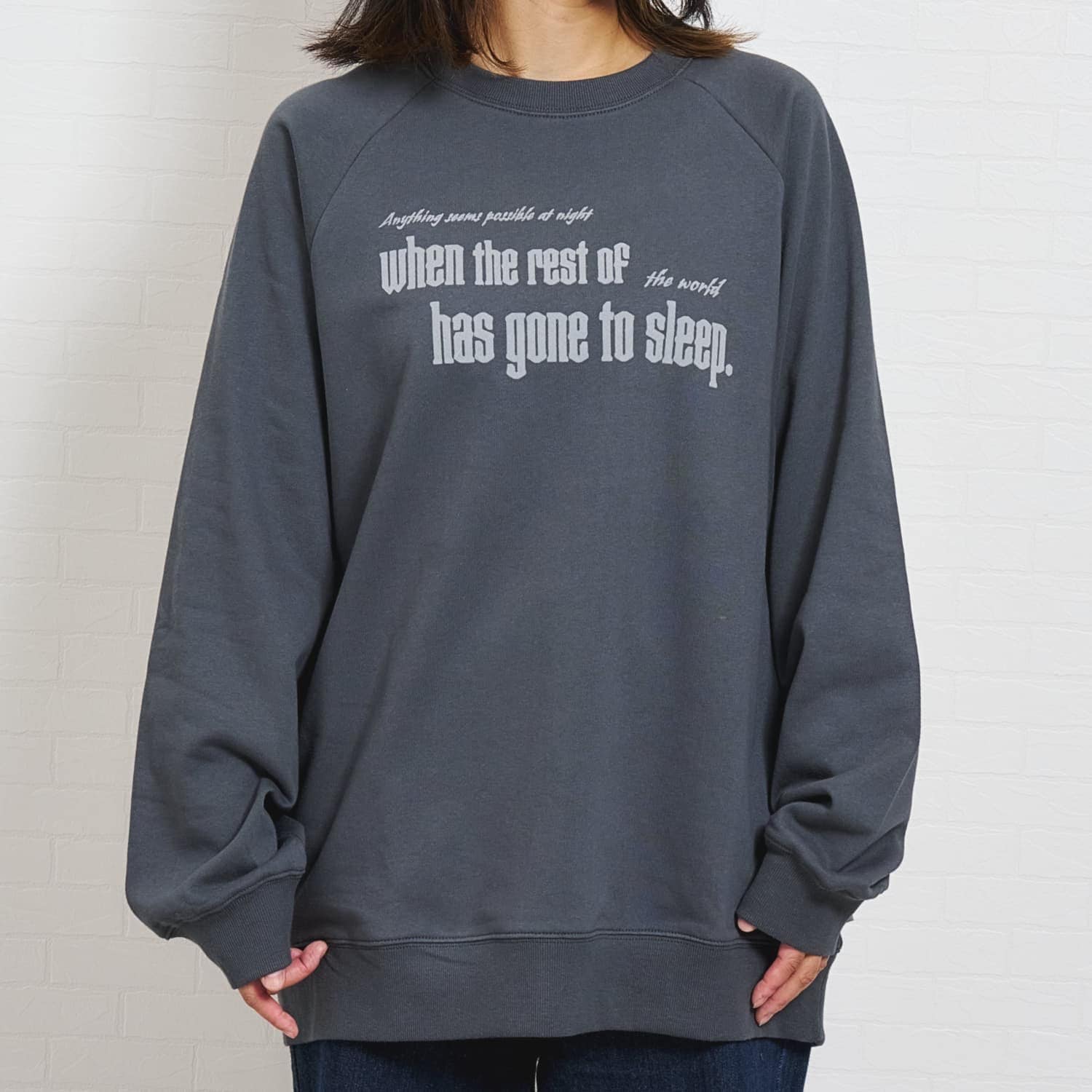 【親子リンク】ラグランスウェットアソートロゴプルオーバー/トレーナー/親子リンク