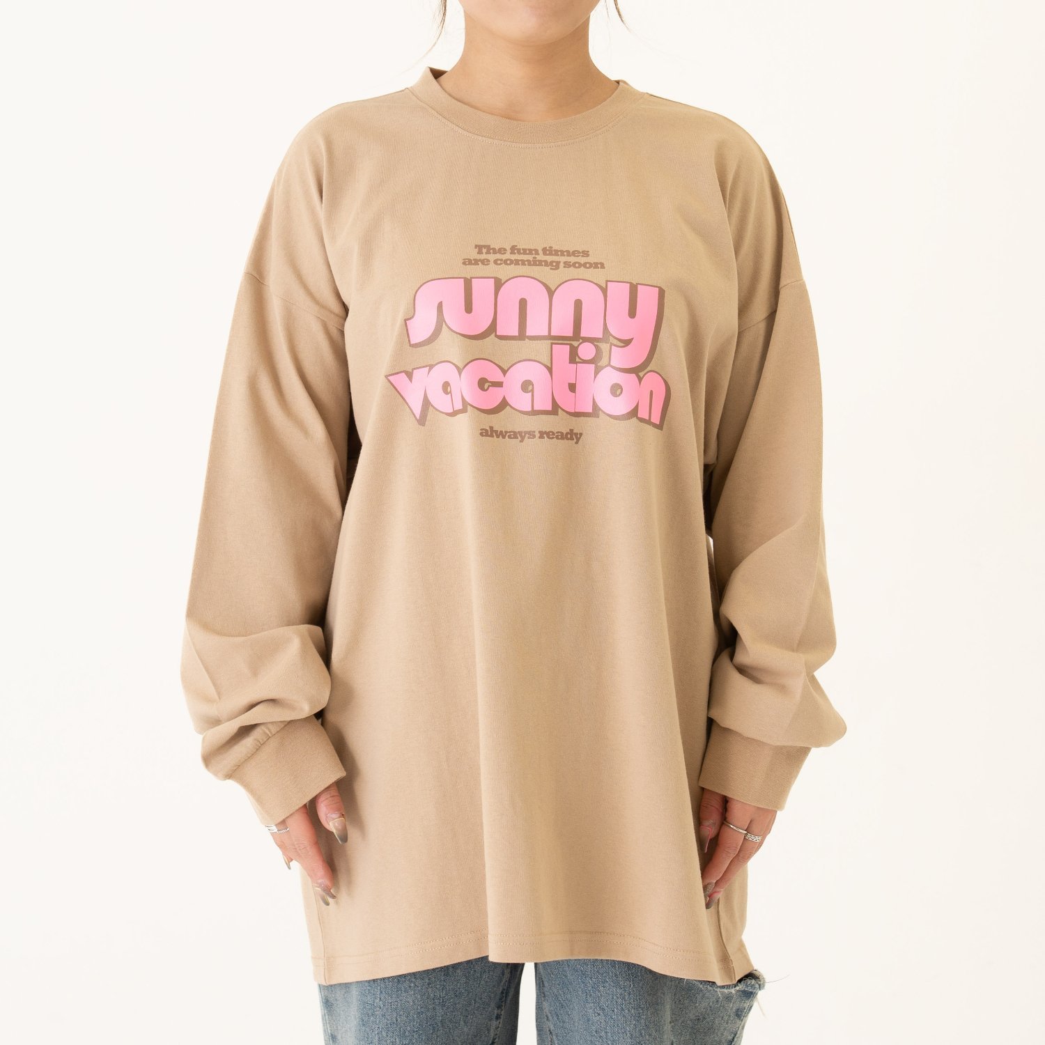 【親子リンク】【DAD】蛍光カラーロゴロンT