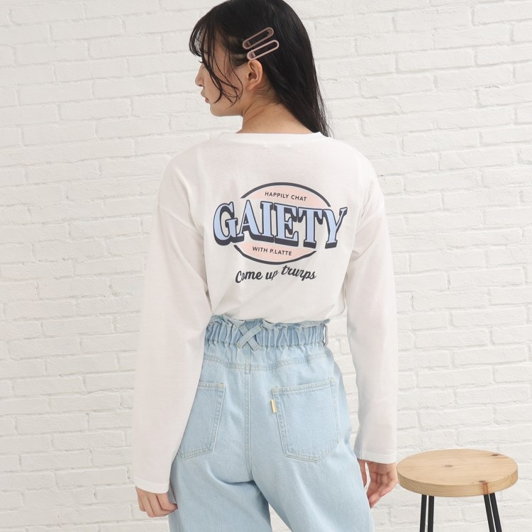 【130cmサイズあり】定番人気商品♪バックサークルロンT