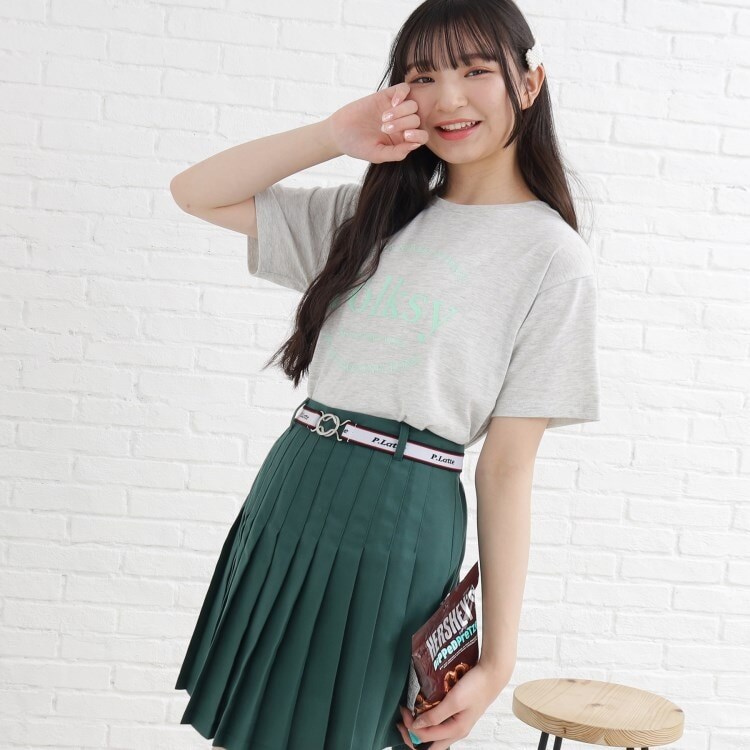 【130cm/165サイズありcm/プチプラアイテム】ガーリーロゴTシャツ
