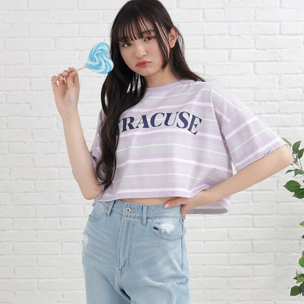 リンガークロップドTシャツ